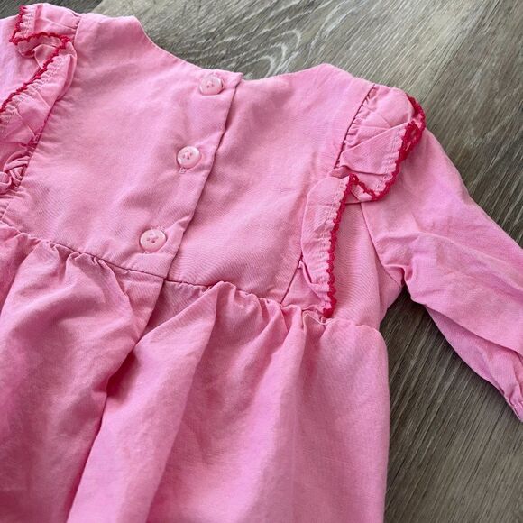 Goodlad baby girl embroidered floral romper 0-3 months - Picture 4 of 8